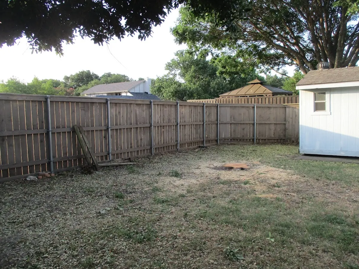 Cleared yard after professional tree removal in Scott Depot